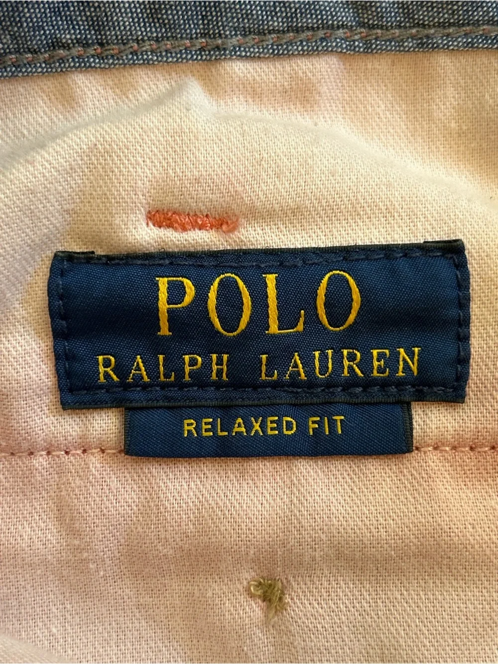 Polo Ralph Lauren Relaxed Fit Salmon Chino Shorts Men’s 36 Cotton